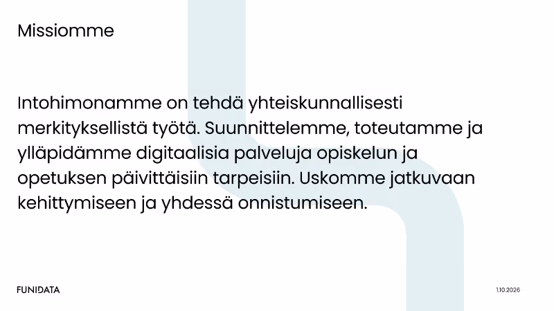 Tarinankerrontaa Funidatan esityksessä