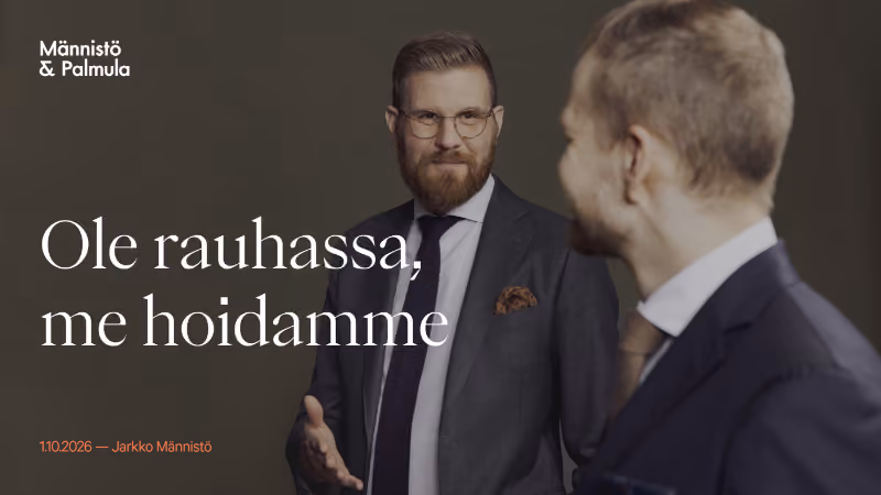 Tarinankerrontaa Männistö & Palmulan esityksessä