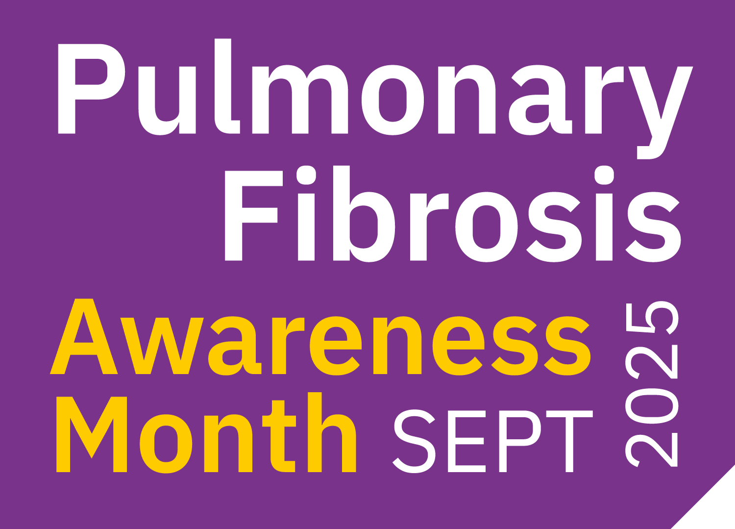 Pulmonary Fibrosis Awareness Month logo