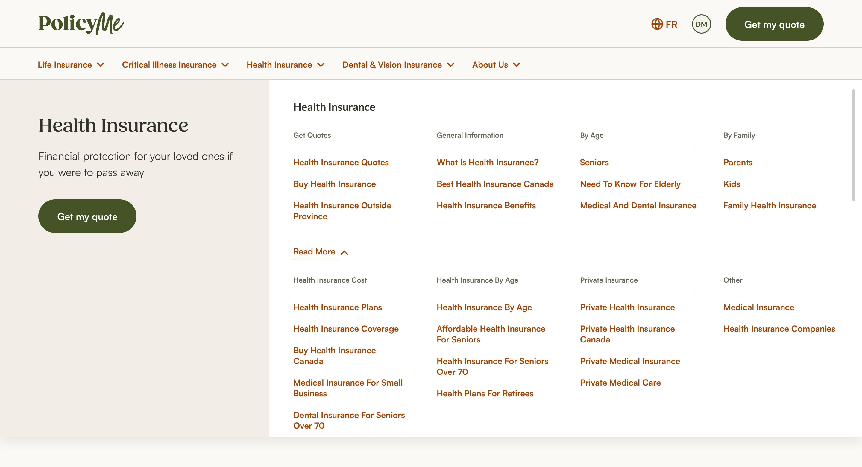 Navigation menu