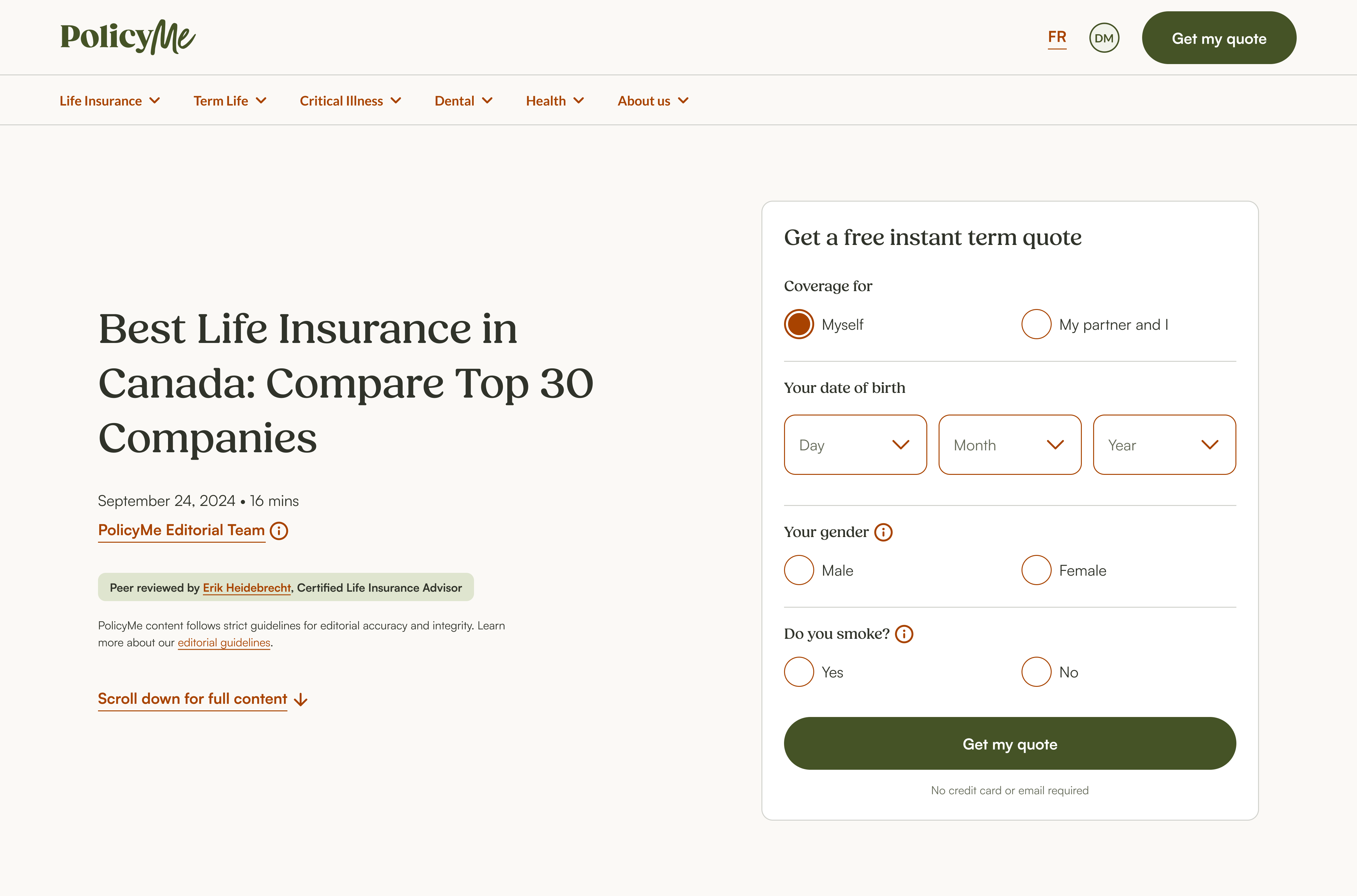 Redesigned quotes widget and hero sections for our blog pages