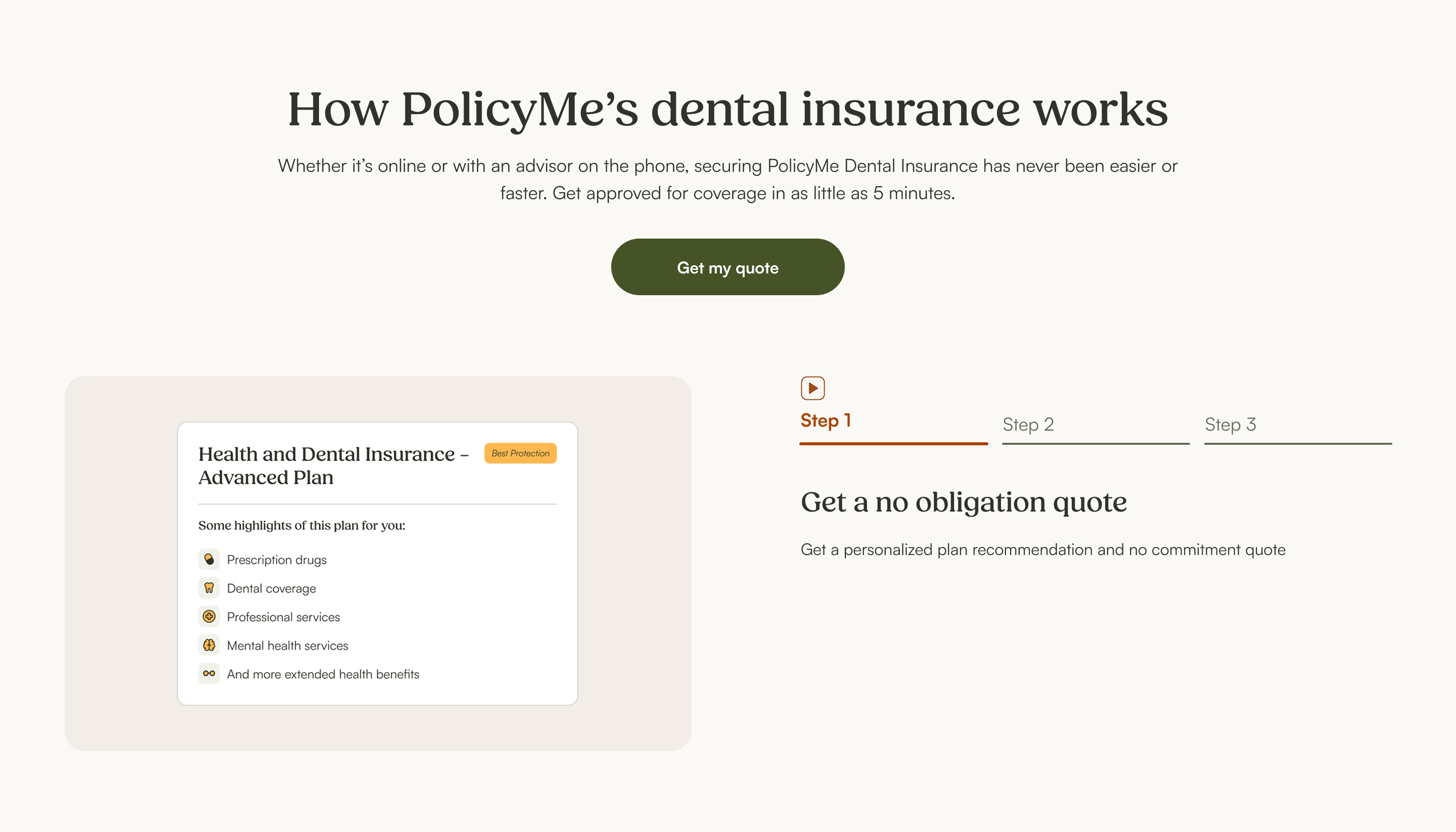 Supplemental mockups