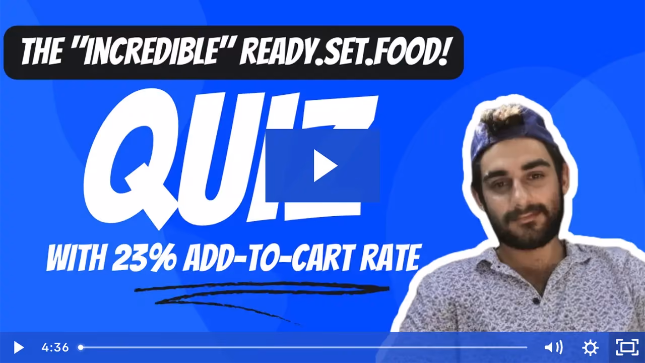 The Ready. Set. Food! Welcome Funnel That Turns Subscribers into Customers