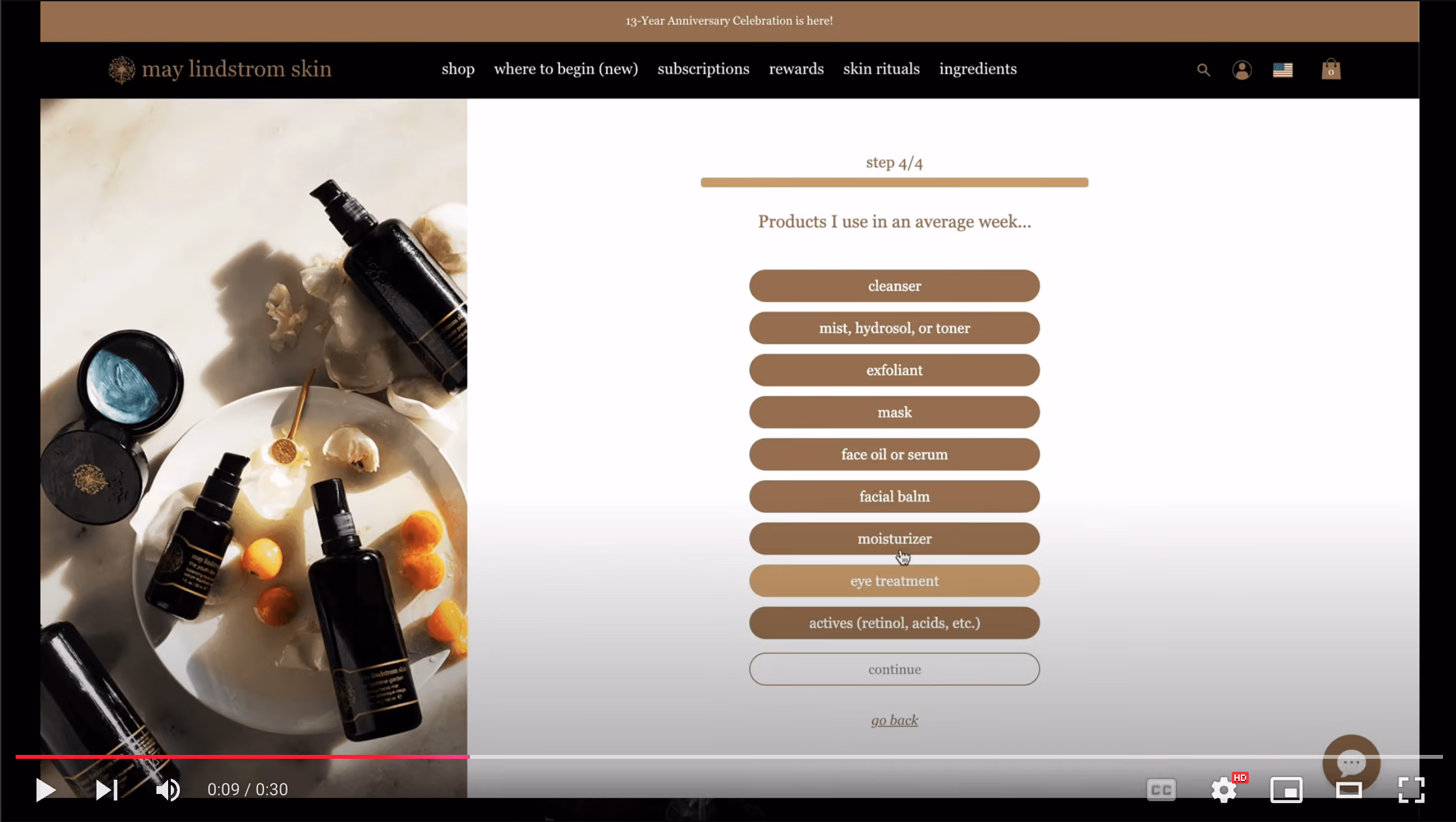 May Lindstrom Skin's Quiz Funnel Offer Boosts AOV 49%+ And Drives Million In Sales