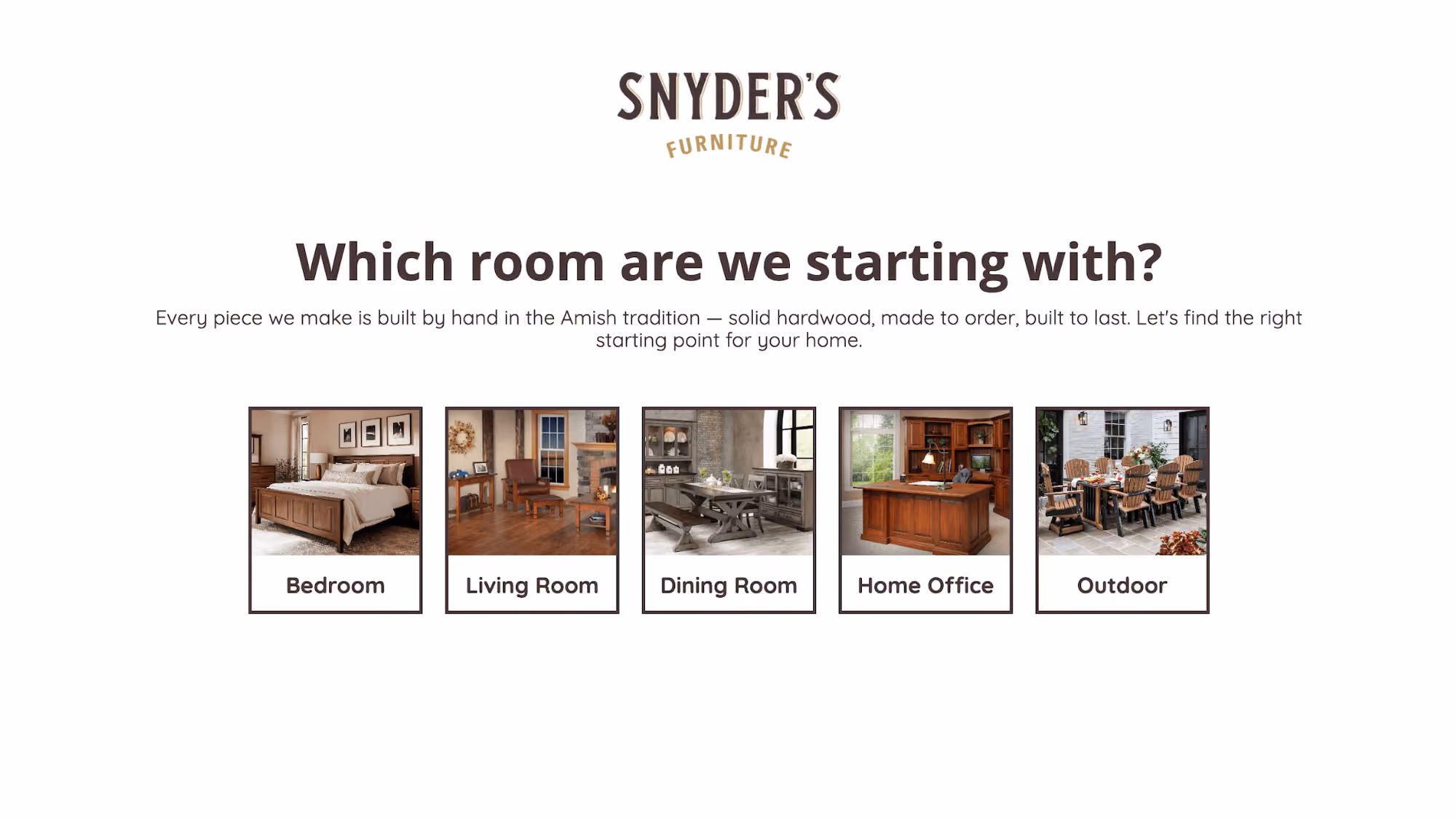 How Snyder's Furniture lifted AOV 59% with a quiz funnel