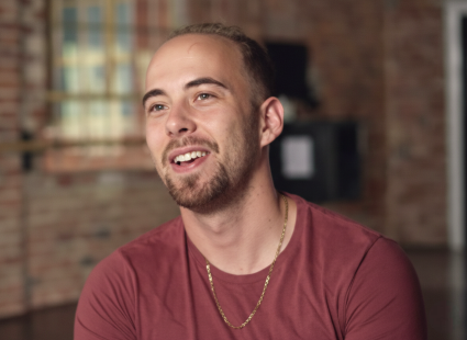 Screenshot of Michael from his YouTube video talking to camera