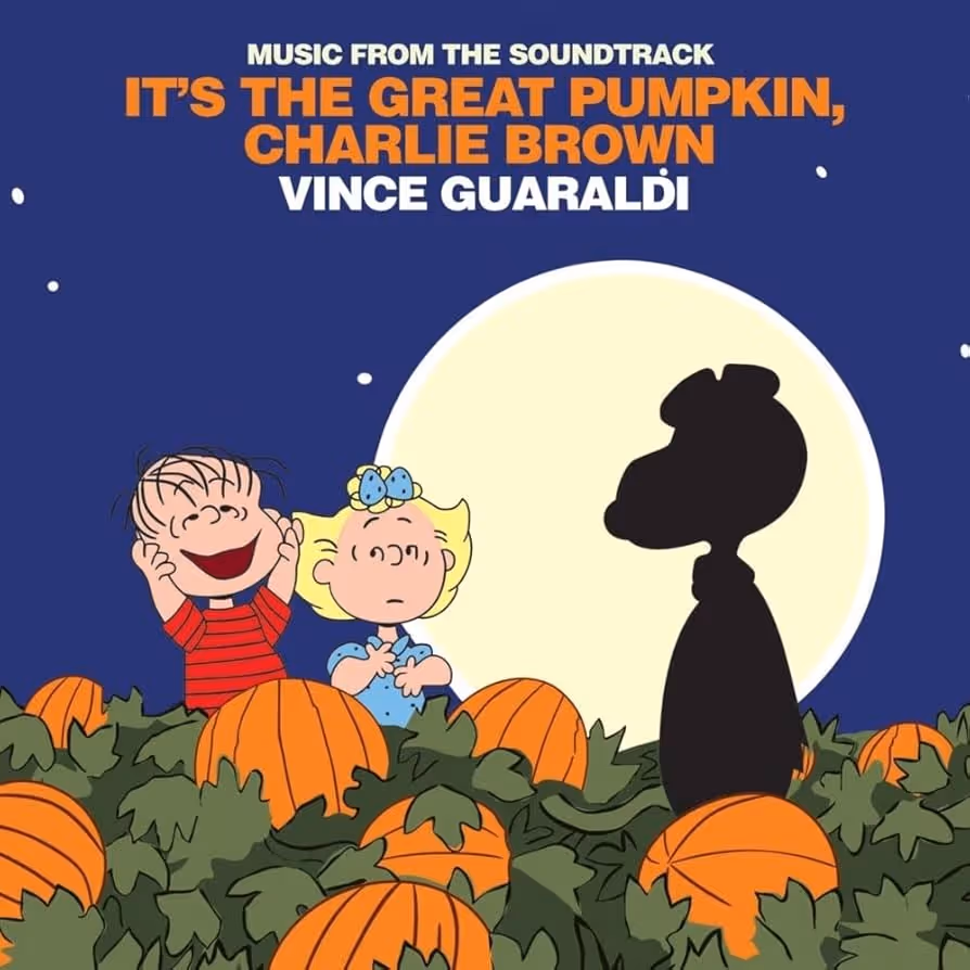 It's the Great Pumpkin, Charlie Brown soundtrack album cover by Vince Guaraldi