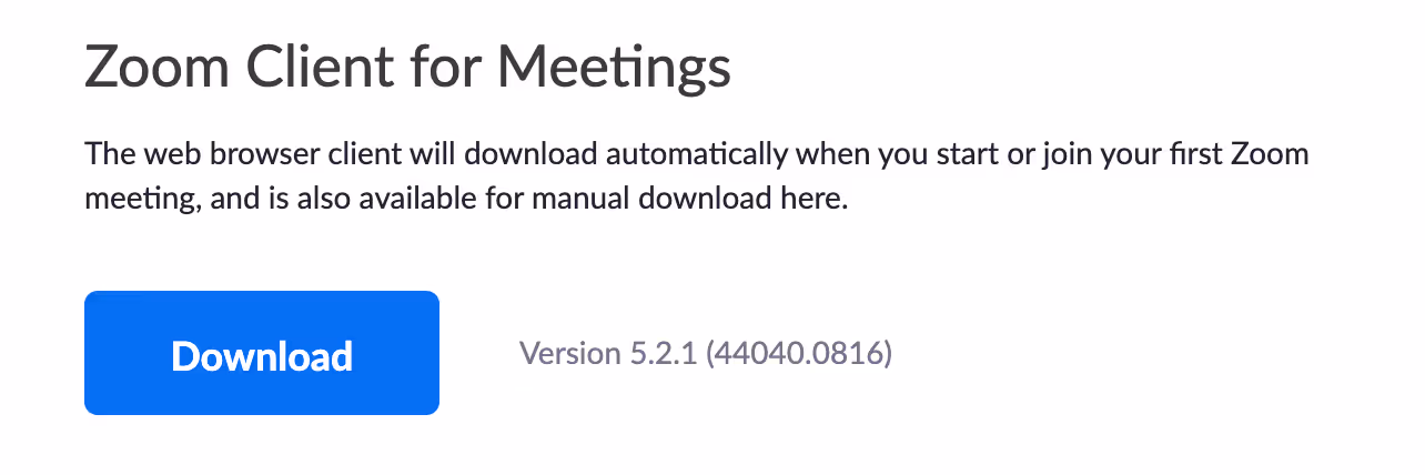 Download Zoom