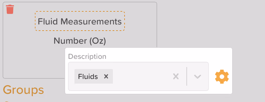 Measurements description setup