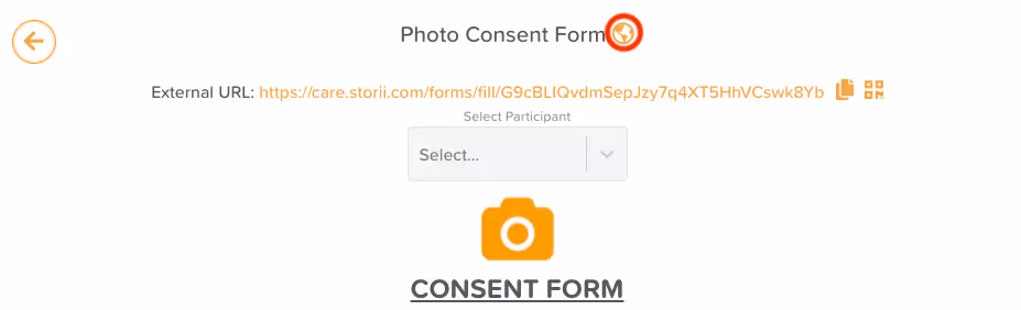 Display URLs and QR Codes in the 'Forms' feature