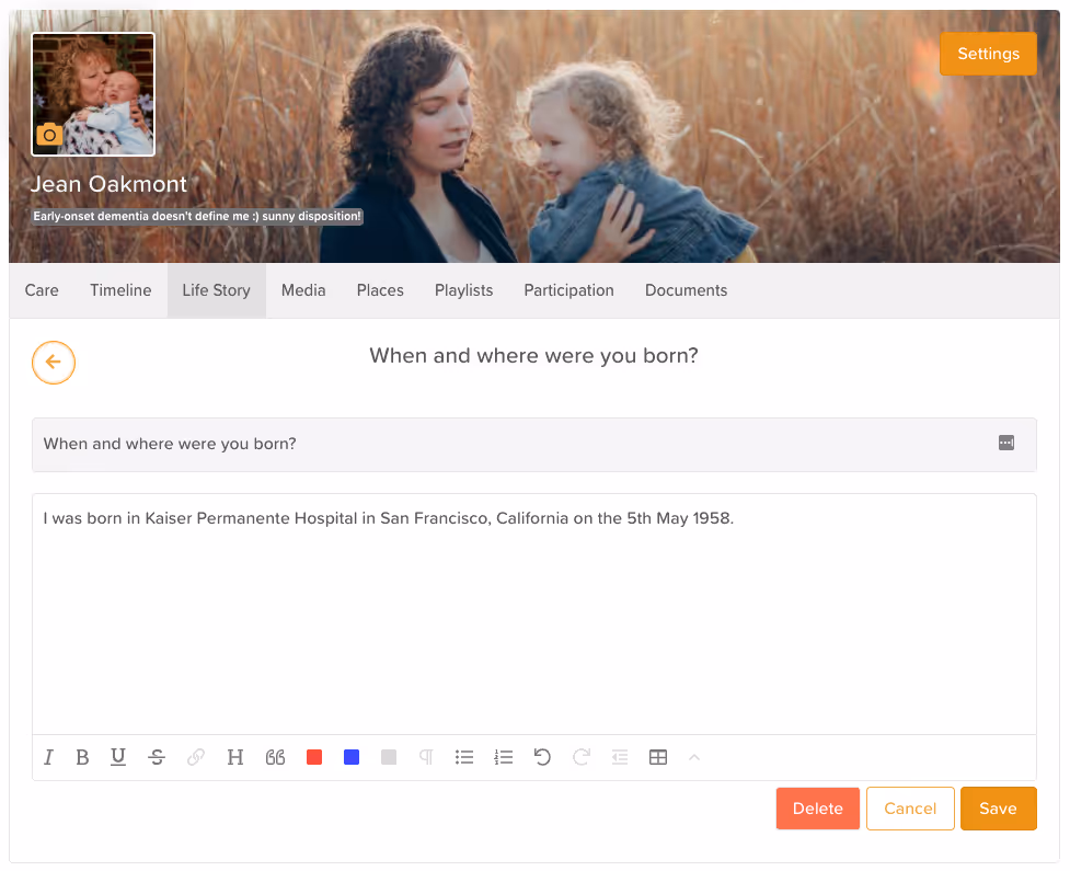 Question & Answer view