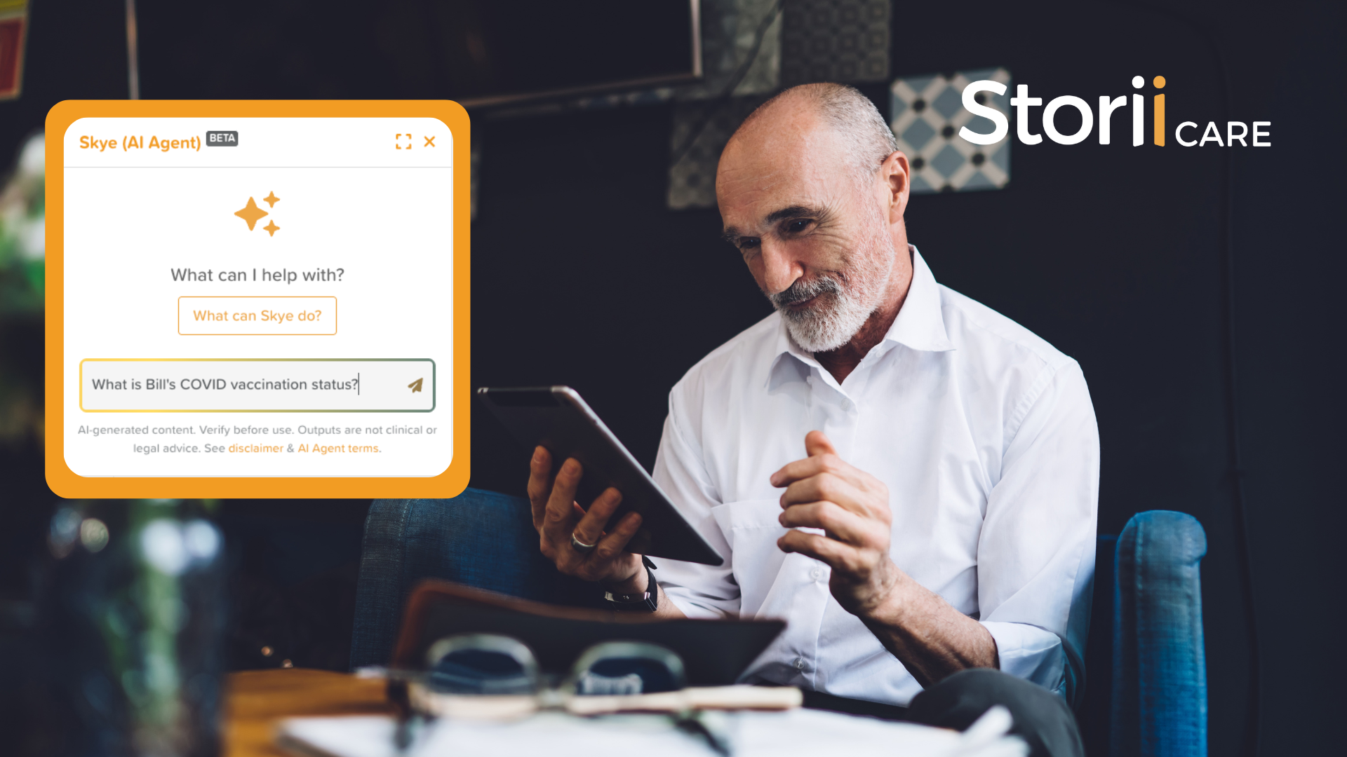 StoriiCare's AI Agent - Skye