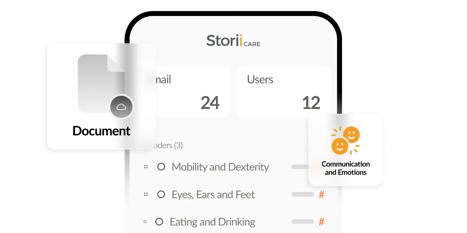 get demo image stori care mockup