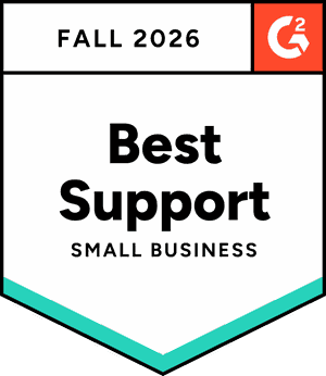 G2 Best Support Small Business Fall 2026 badge for StoriiCare