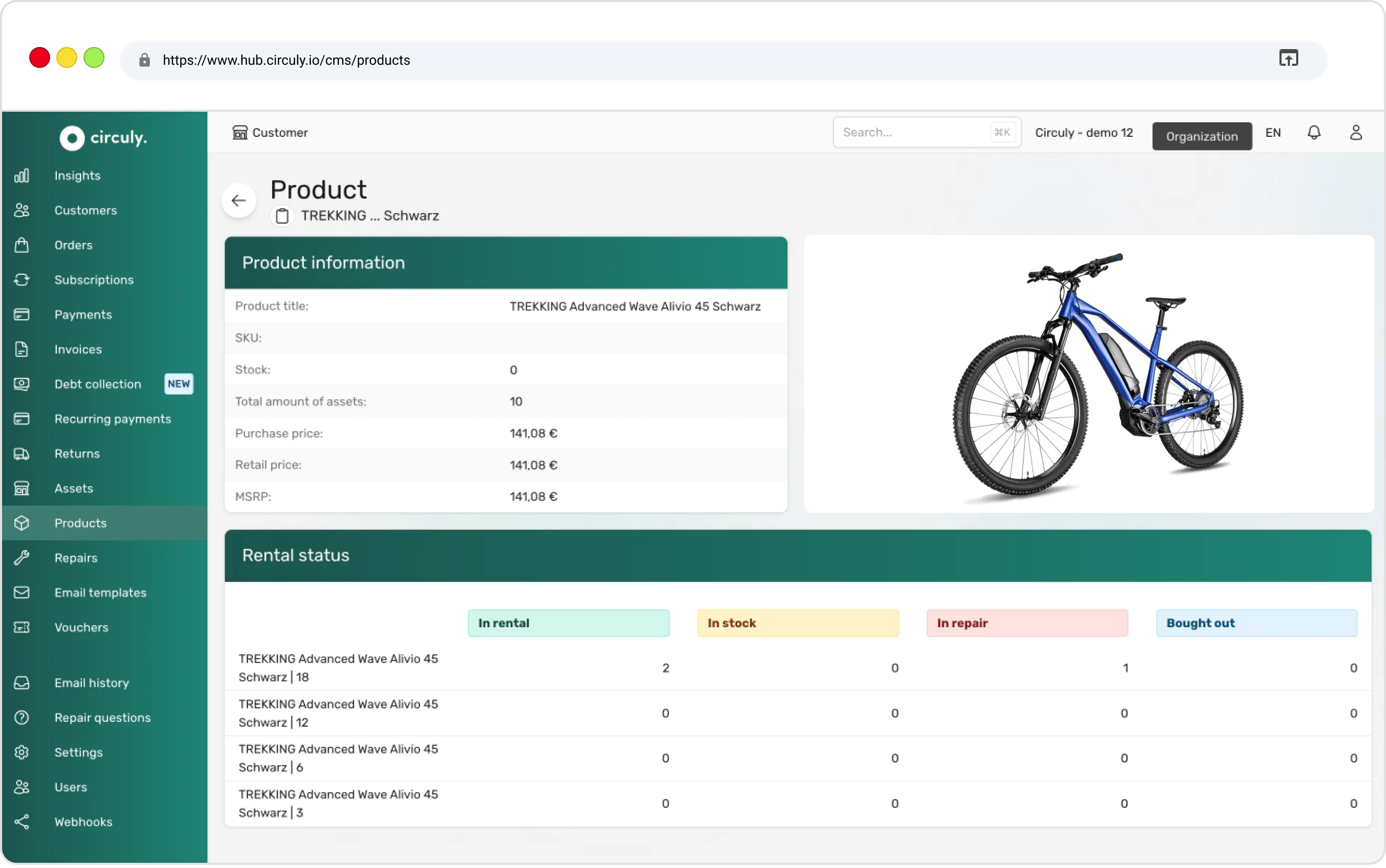 Illustration of a subscription management software