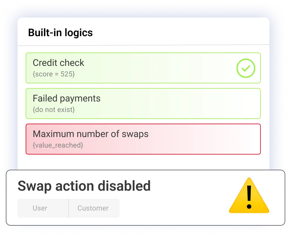 Illustration of a subscription management software
