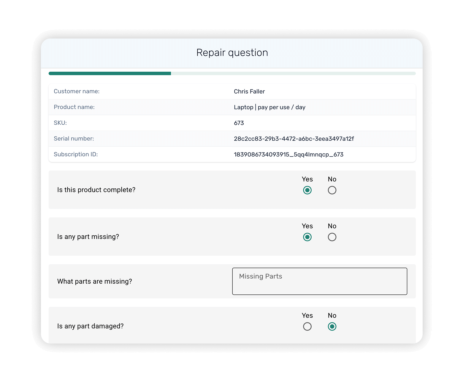 Illustration of a subscription management software