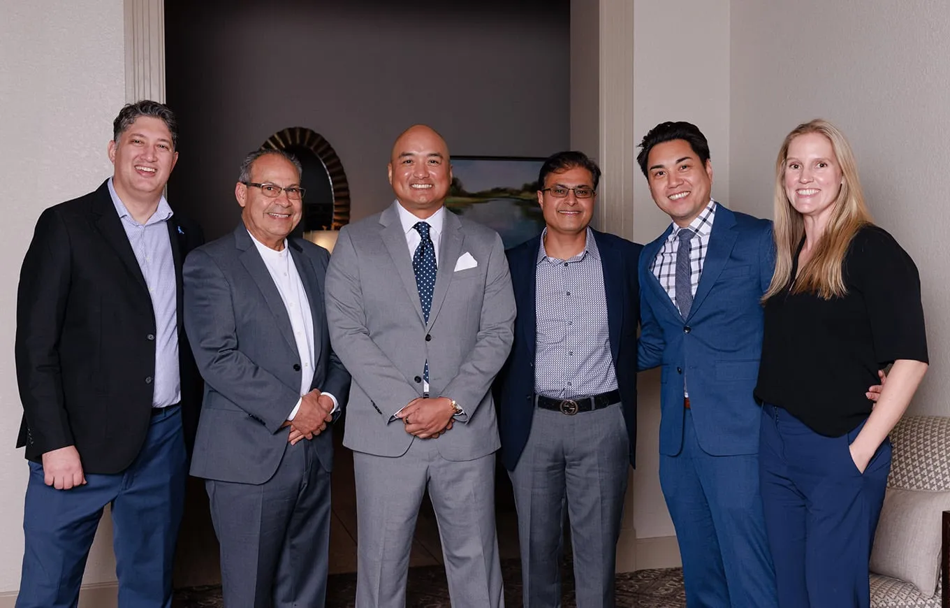 BASS Medical Group's vascular group featuring Dr. Samji, Avise, Orlino, Obnial, and Keyashian.
