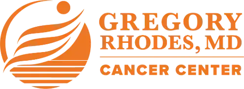 Gregory Rhodes, MD Cancer Center logo, part of BASS Medical Group.