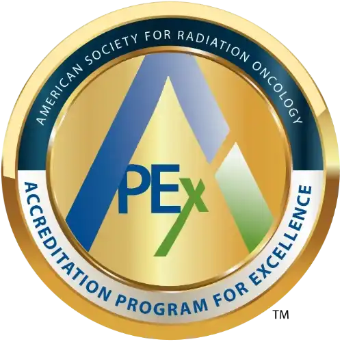 ASTRO APEx Accreditation Program for Excellence seal awarded to the Gregory Rhodes, MD Cancer Center.