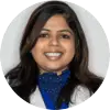 Professional headshot of Dr. Tanvi Raman, board-certified internal medicine physician specializing in geriatrics at BASS Medical Group in San Ramon and the Bay Area.