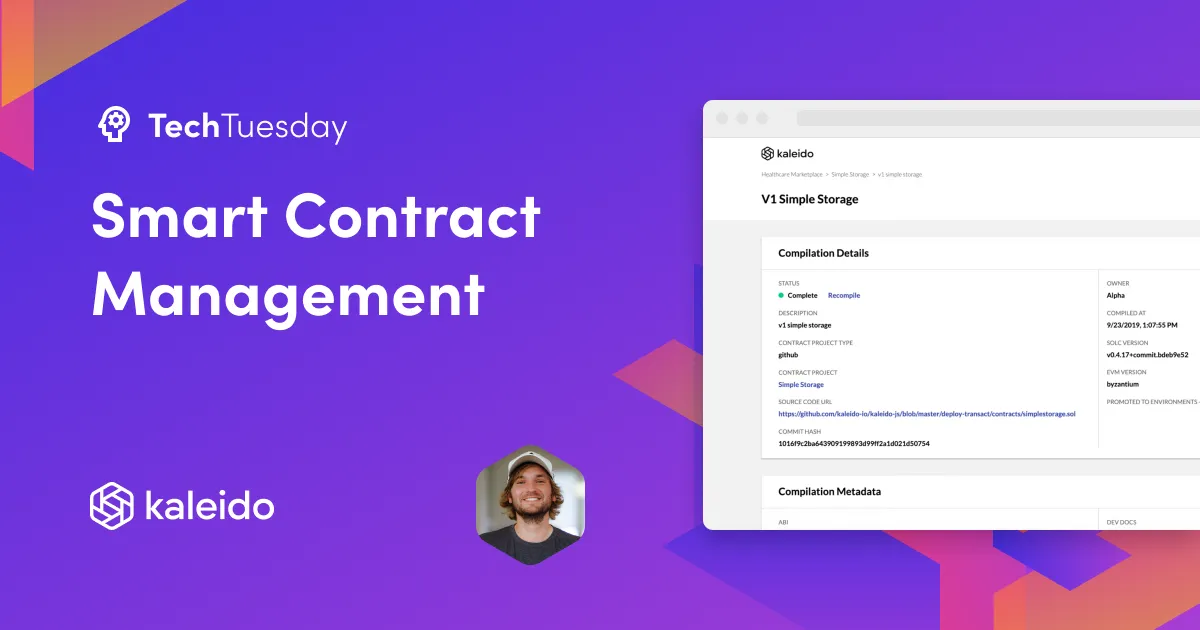 Smart Contract Management Walkthrough