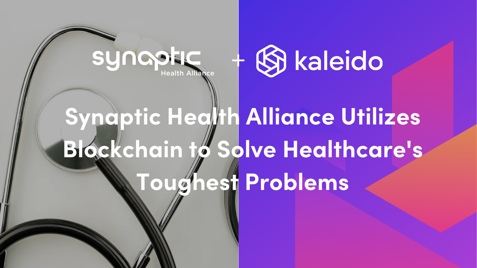 Synaptic Uses Blockchain to Solve Healthcare's Toughest Problems
