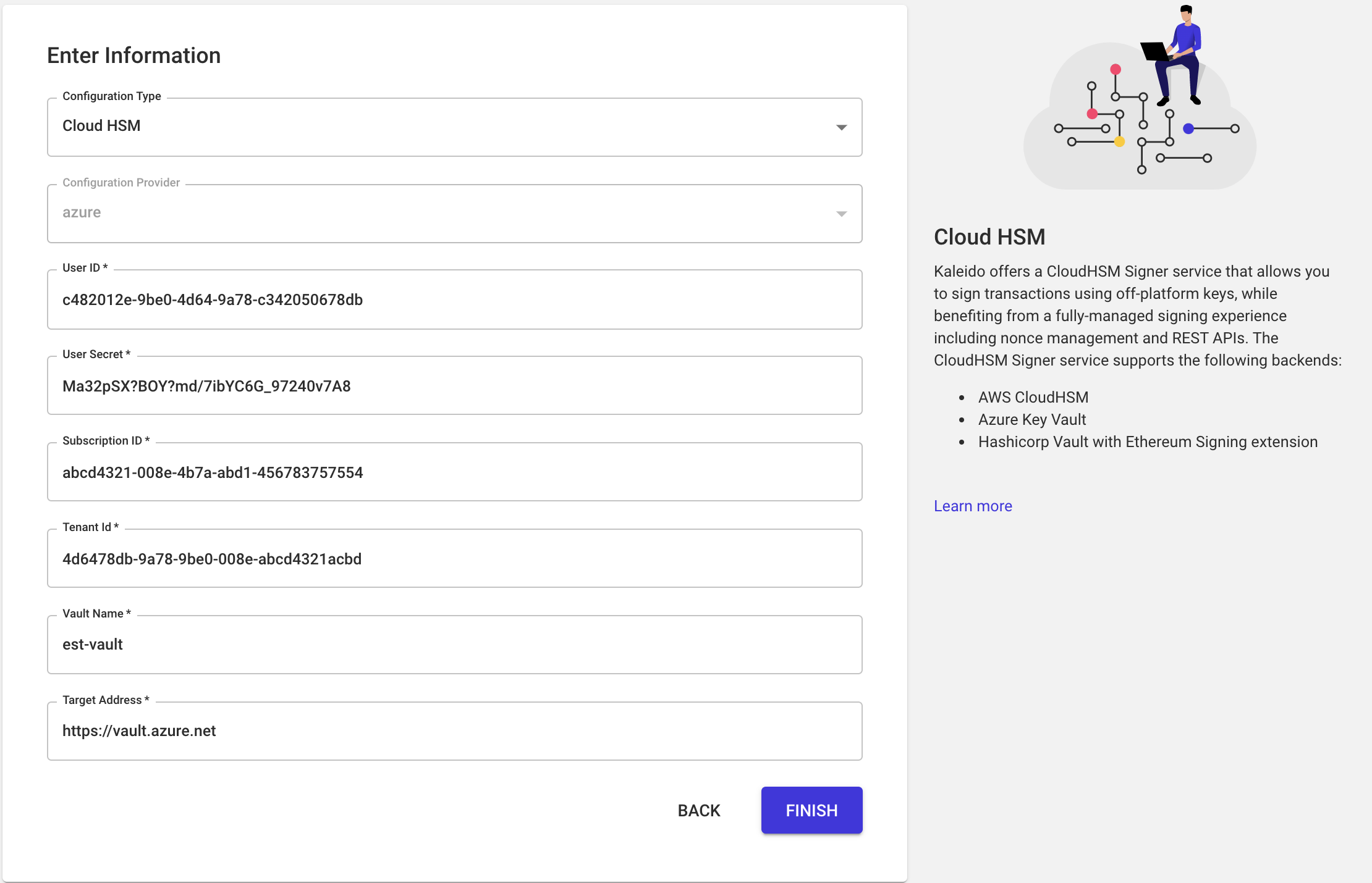 Cloud HSM Configuration instruction