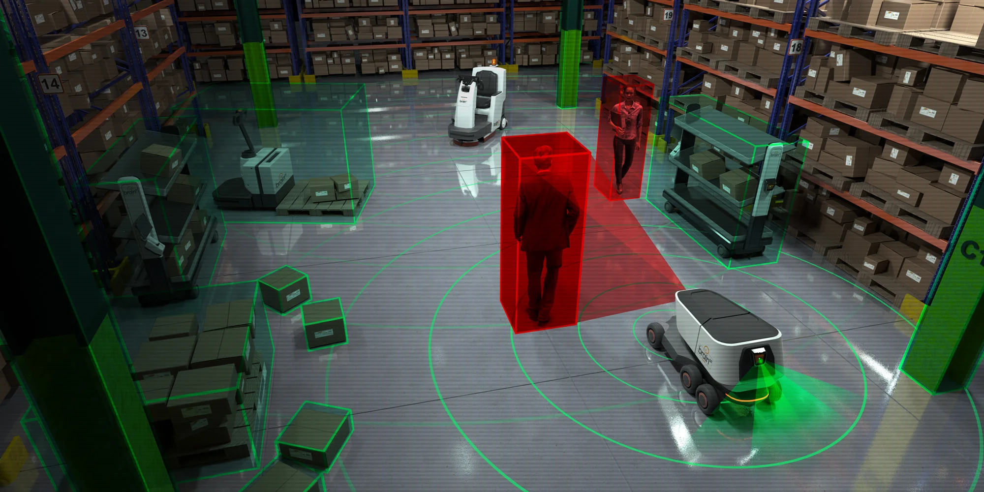 robot navigating and annotating environment