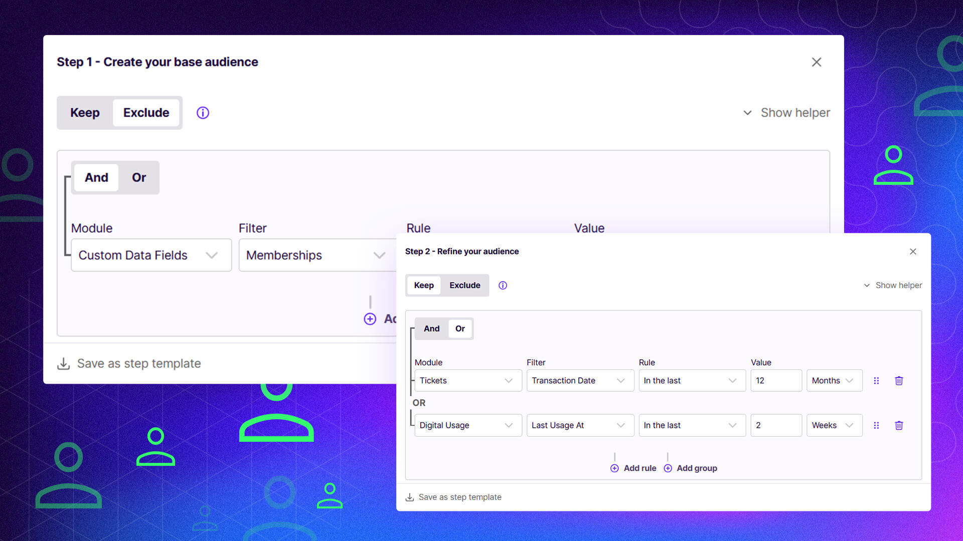 Target highly engaged fans with tailored membership offers