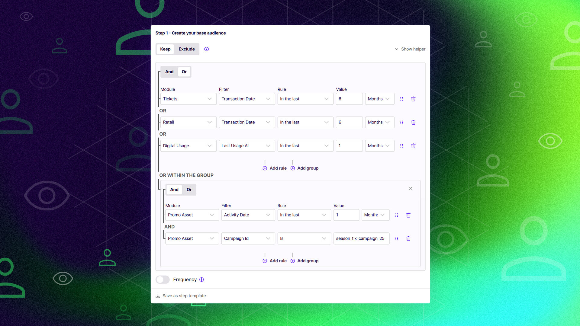 Reward engaged fans with exclusive offers or experiences
