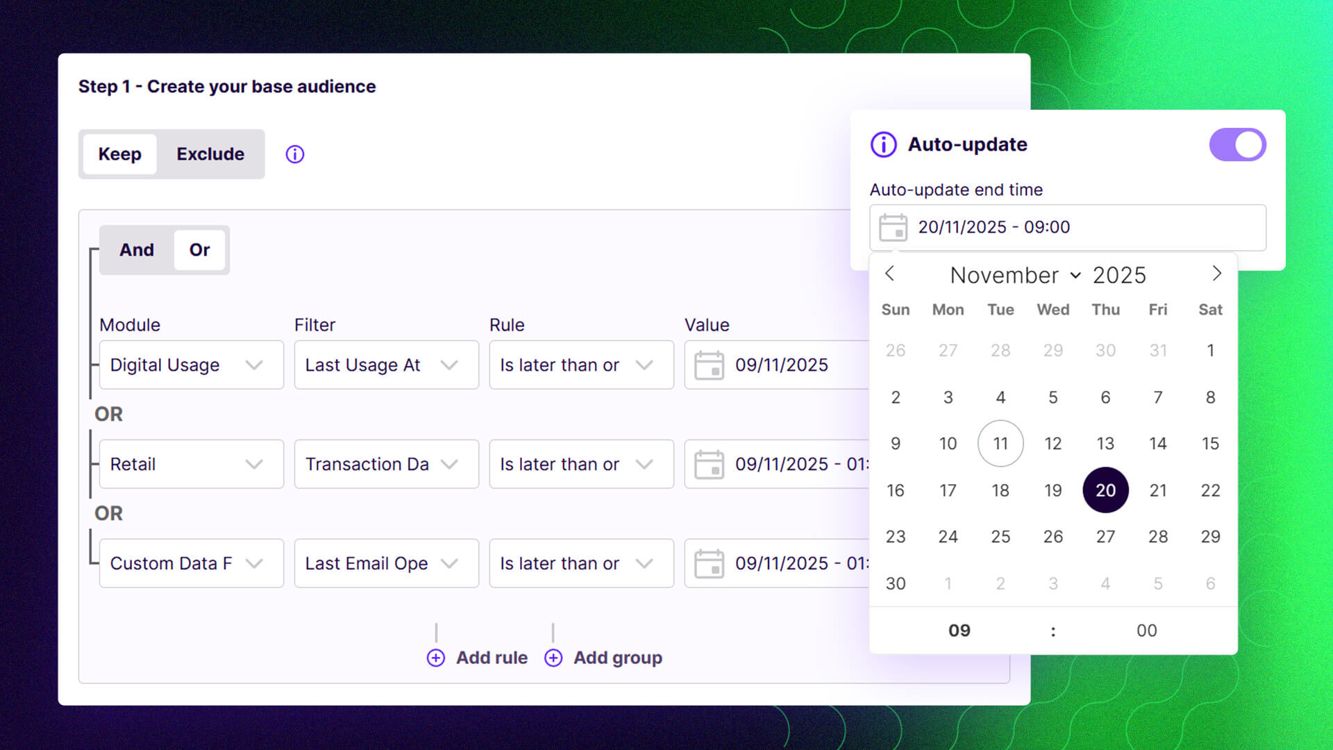 Target fans who have visited the site since the team's last win