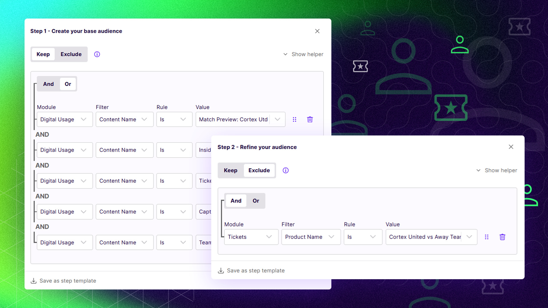 Identify fans who are most likely to purchase a ticket based on engagement