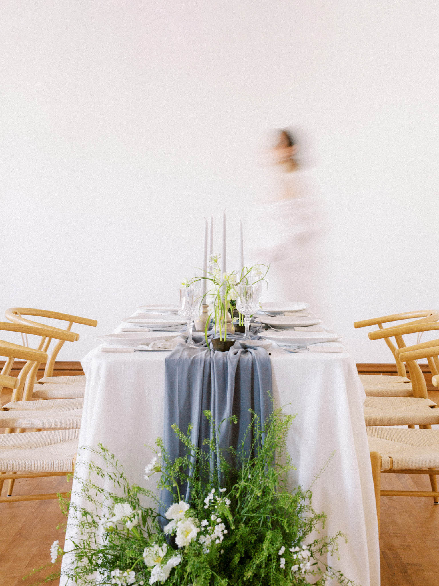 Modern Scandinavian bridal editorial at Le Monastère des Augustines, Quebec City - image 8