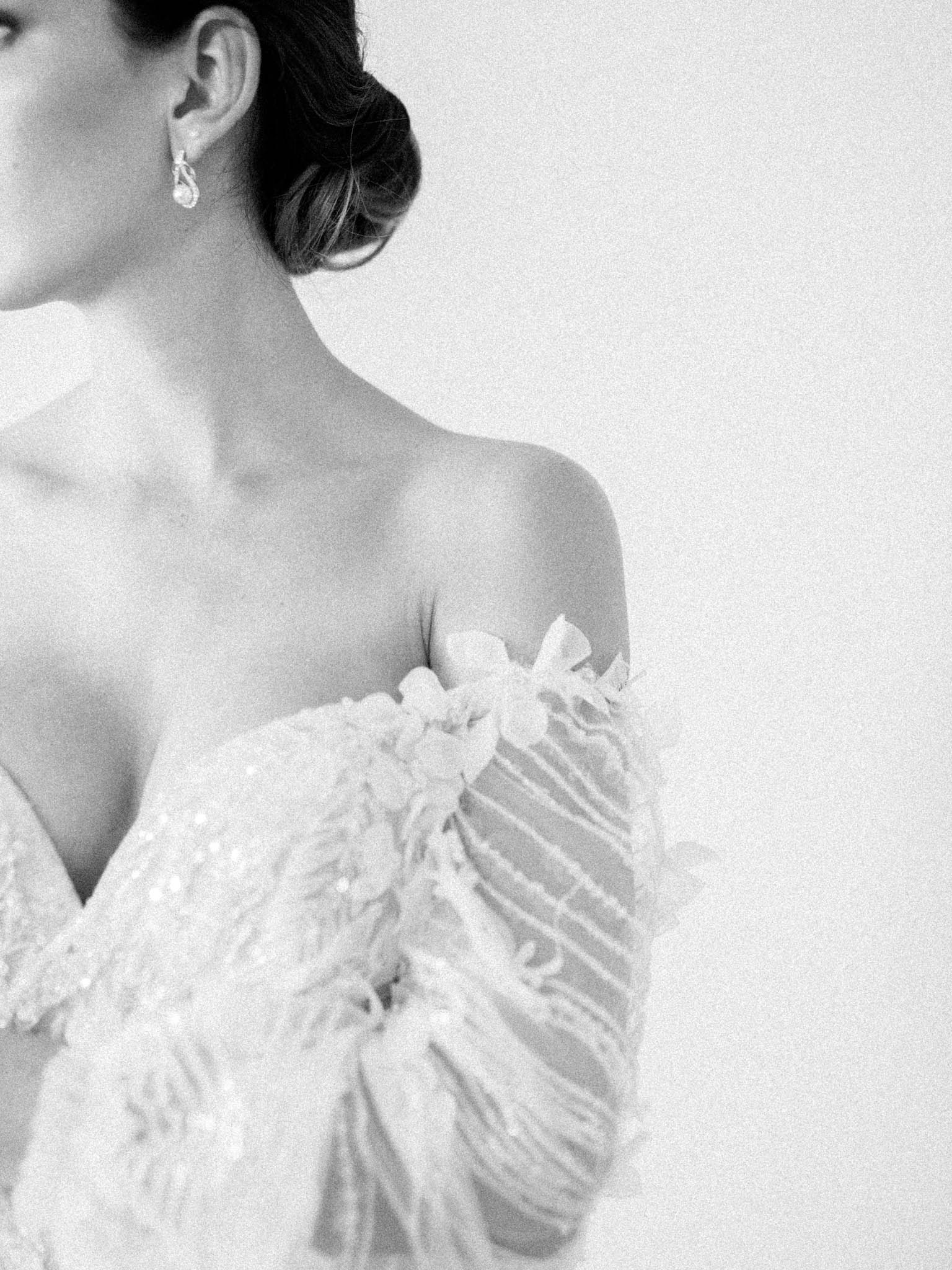 Modern Scandinavian bridal editorial at Le Monastère des Augustines, Quebec City - image 12