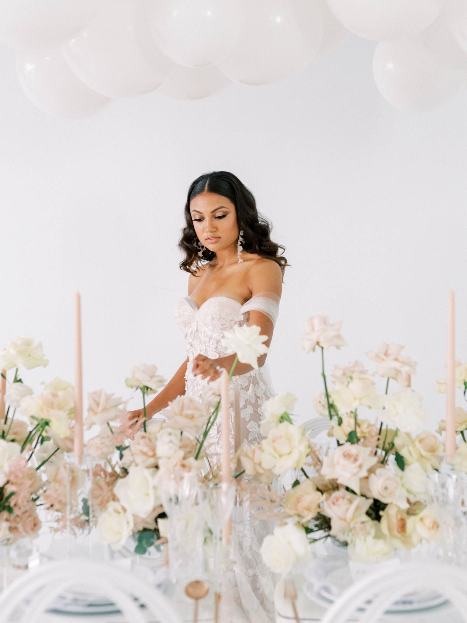 Blush and Grey Wedding Editorial in Montreal