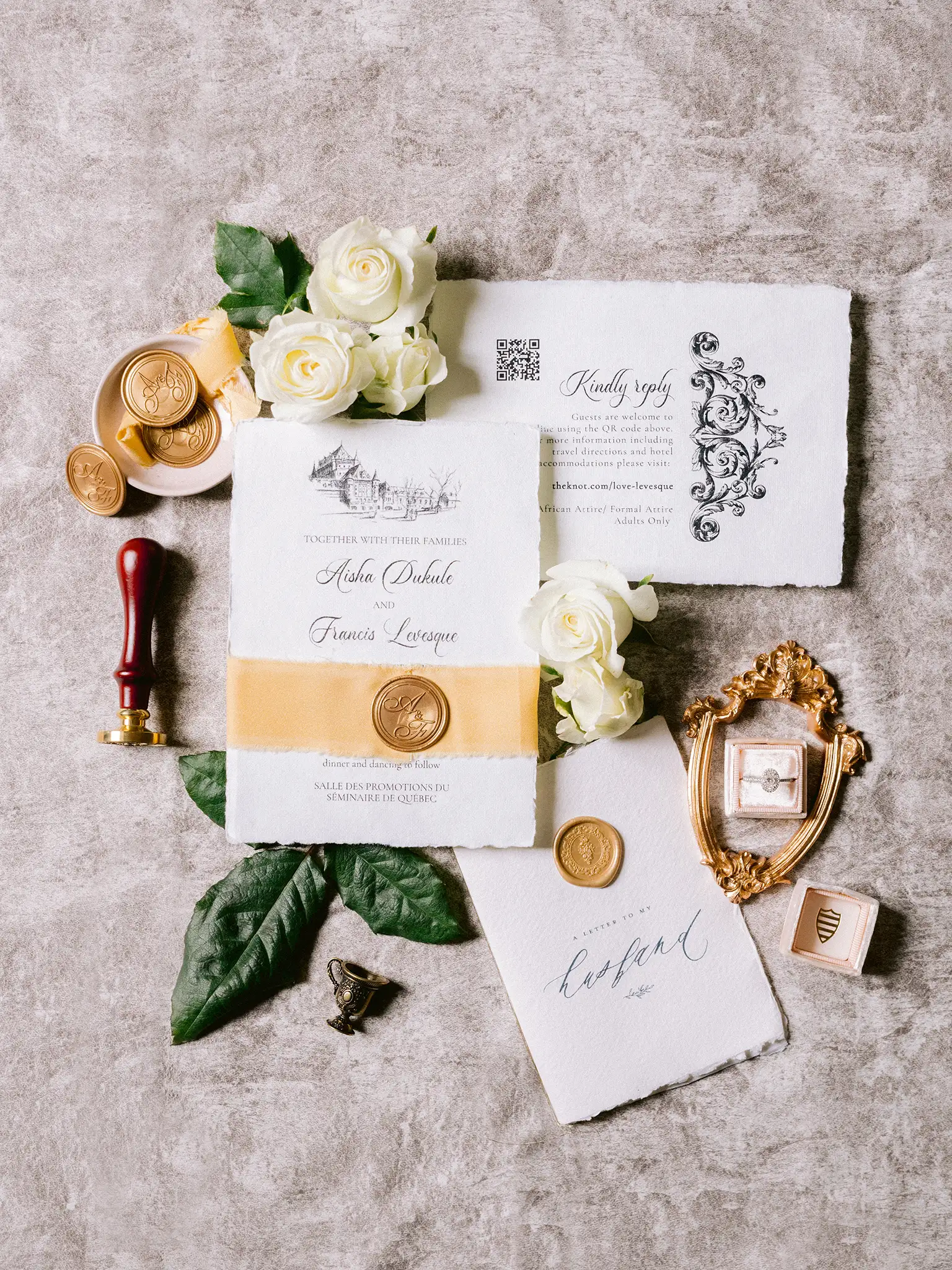 Wedding at Salle des Promotions, Le Petit Séminaire in Old Quebec City - image 1