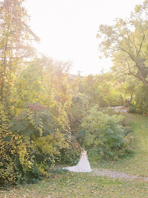 Mariage La Toundra avec de belles couleurs d'automne