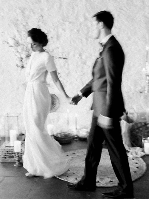 Mariage inspiré d'une maison de ferme française au Québec