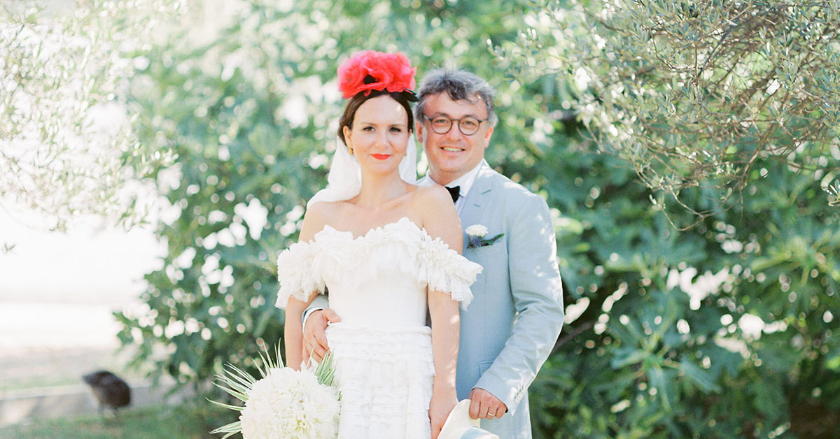 Mariage dans un vignoble méditerranéen
