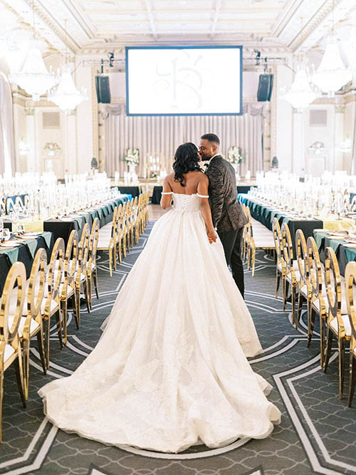 Un mariage époustouflant à Québec au Château Frontenac