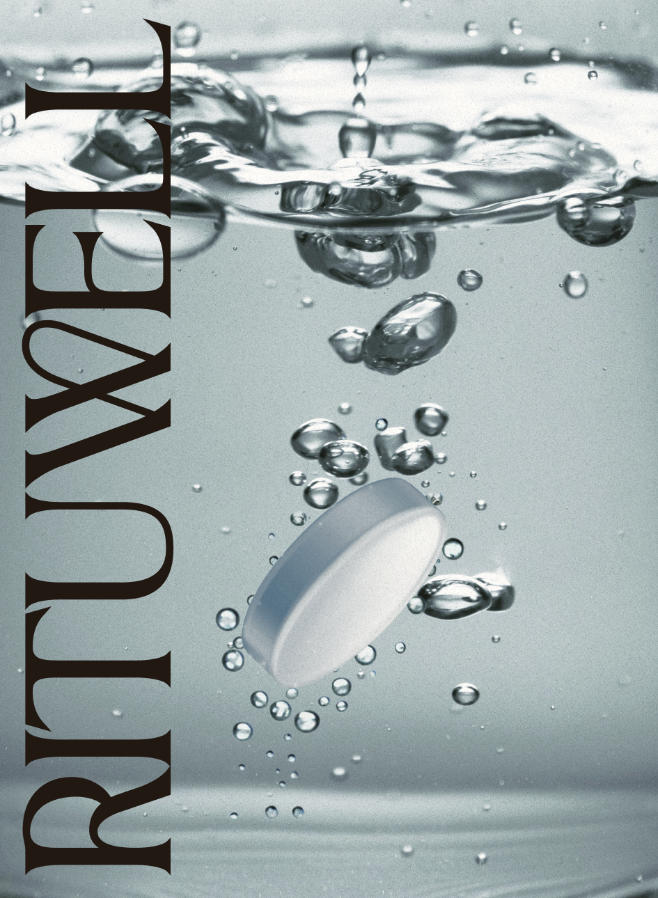 Business cards for KNTR, showing the back and front on a textured background.