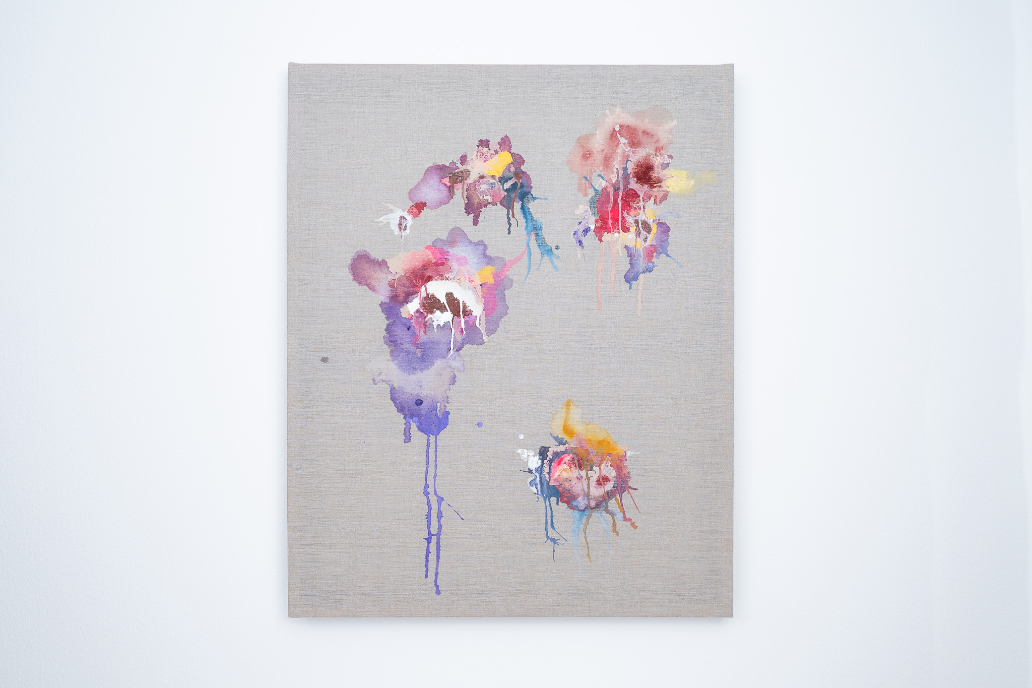 Spaziergang mit Farbe auf Leinwand (Symptome des Lebens)