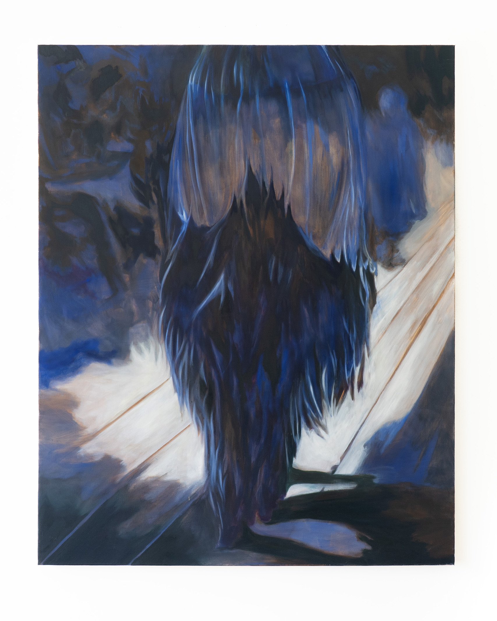 Crumbled under a sky that forgot how to be blue