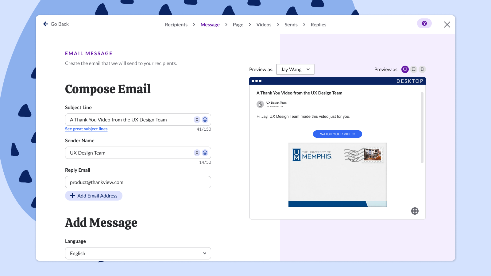cover for campaign builder redesign project