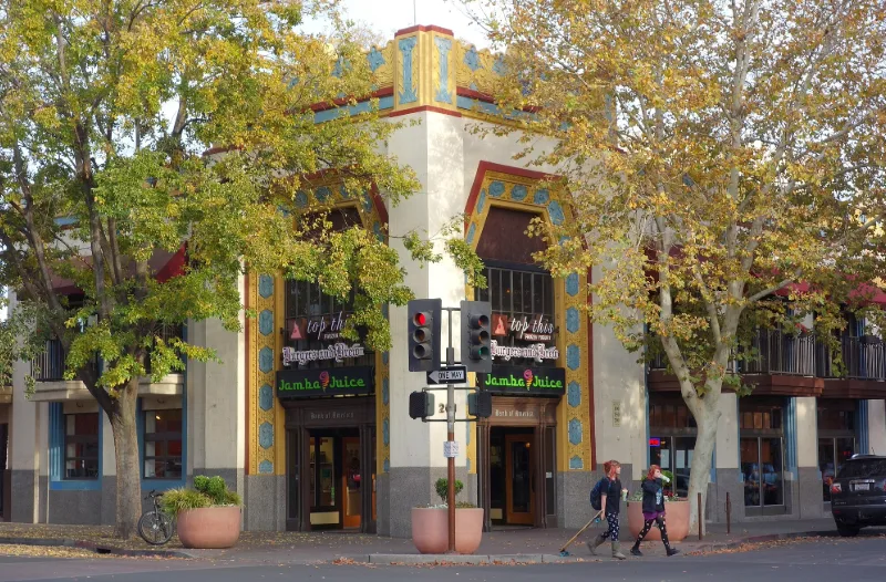 Downtown Chico, California.