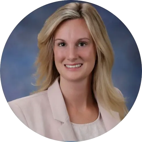 Headshot of Julianne MacMullen, FNP-BC – Pain Medicine Nurse Practitioner at BASS Medical Group, smiling in professional attire.