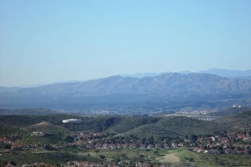 Simi Valley, California, with the Topatopa Mountains in background.
