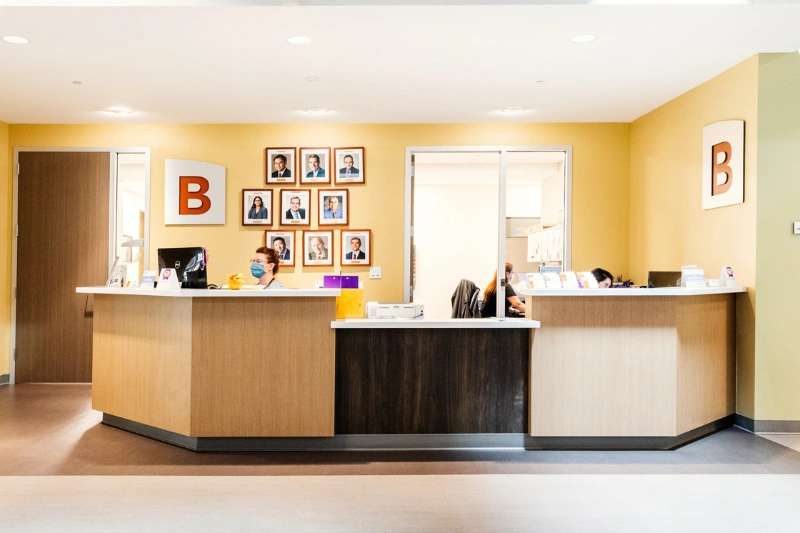 BASS Medical Group Walnut Creek Shadelands Suite B reception area