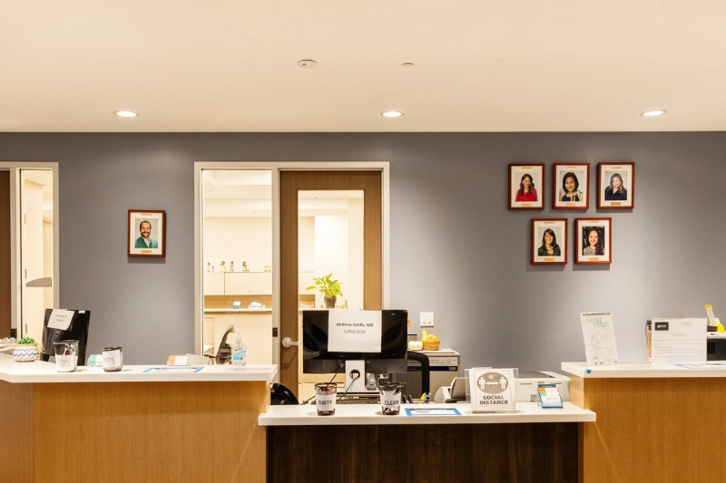 BASS Medical Group Walnut Creek Shadelands Suite D reception area
